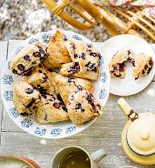 Scones aux myrtilles