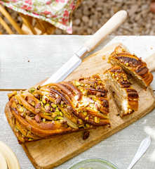 Babka pistache et fleur d'oranger
