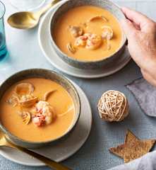 Velouté de carabineros con vino Manzanilla