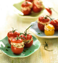 Cherry-Tomaten mit Fetafüllung