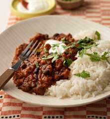 Szybki gulasz z chorizo i fasoli