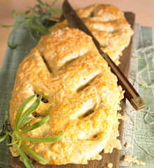 Fougasse mit Käse