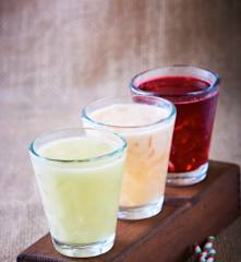 Agua de jamaica y tuna