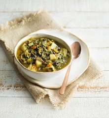 Hearty seven vegetable soup