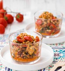 Insalata di farro e vongole in vasetto