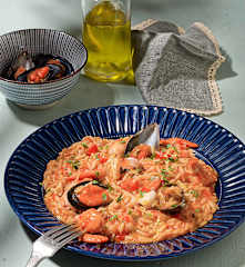 Κριθαρότο με θαλασσινά