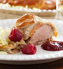 Solomillo en costra de hojaldre