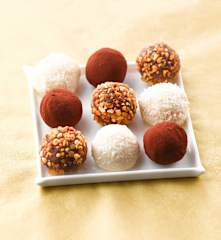 Assortiment de truffes au chocolat