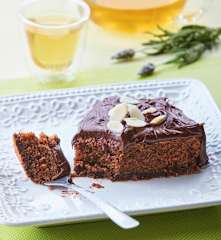 Pastel de chocolate y almendras