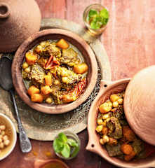 Tajine de bœuf aux carottes et tomates