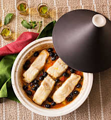 Tayín de bacalao (Marruecos)