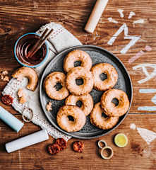 Donuts poireau et chorizo