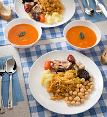 Cocido madrileño para dos