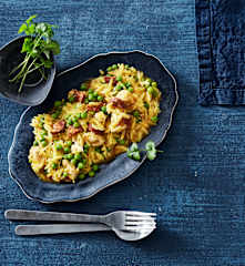 Pasta nach Paella Art