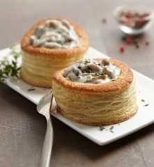 Vol-au-vent aux champignons