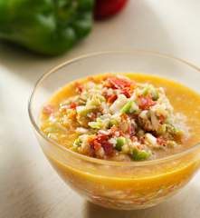 Vinaigrette van paprika's