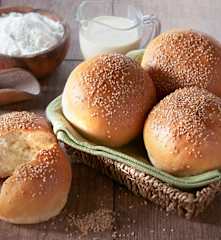 Panini per burger (vegan)