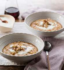 Spiced carrot porridge