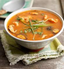 Hot and Sour Prawn Soup