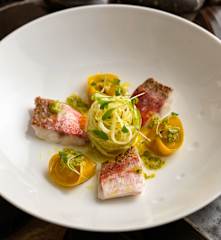 Crab Tortelloni, Red Mullet