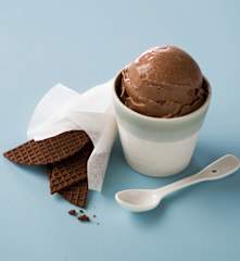 Glace chocolat-cannelle