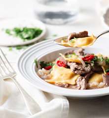 Bonfileli Ravioli Çorbası