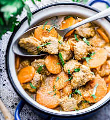 Mijoté de veau au miel de lavande