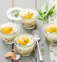 Œuf cocotte à l'oseille