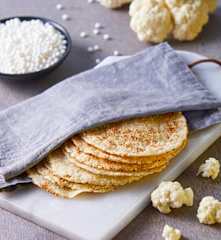 Tortillas de coliflor