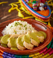 Stuffed Chicken with Peanut Pipián