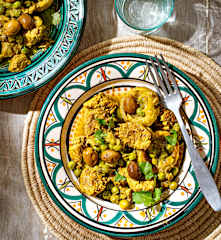Tajine de veau aux artichauts
