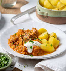 Szegediner Gulasch mit Erdäpfeln