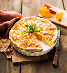 Quiche à la courge musquée de Provence