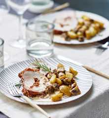 Rôti de veau à l'italienne