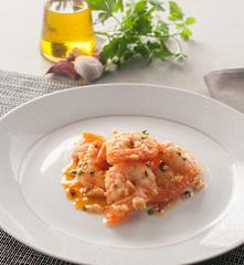 Langostinos con ajo y limón