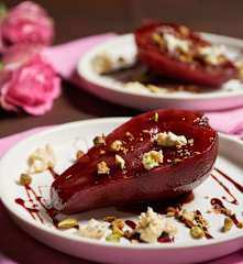 Pinot Noir Poached Pears