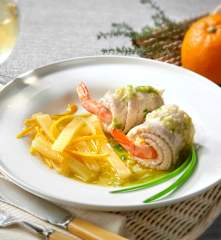 Filetti di sogliola e gamberi