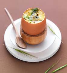 Œuf toqué au bleu des Flandres - Nicolas Gautier