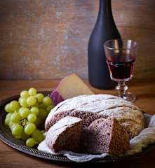 Hogaza de vino tinto