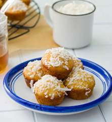 Pastelitos de coco (sin azúcar)