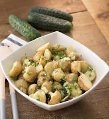 Ensalada de patata y pepino