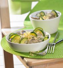 Zucchini-Reis-Topf