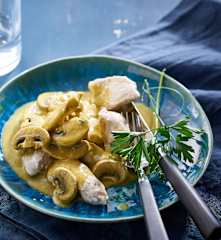 Pollo con crema di verdure