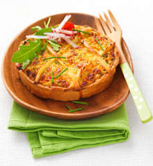 Tarte croustillante carotte et courgette