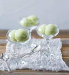 Avocado sorbet (palate cleanser)