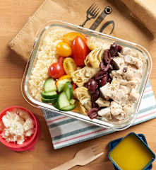 Lemon Chicken with Couscous and Artichokes