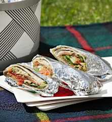 Wrap de salmón ahumado