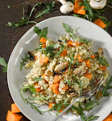 Kroupy se žampióny