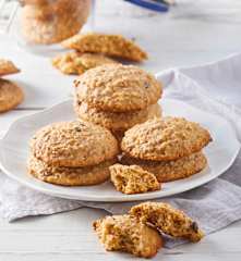 Galletas energéticas de manzana y canela