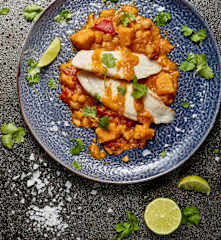 Tilápie s červeným kari